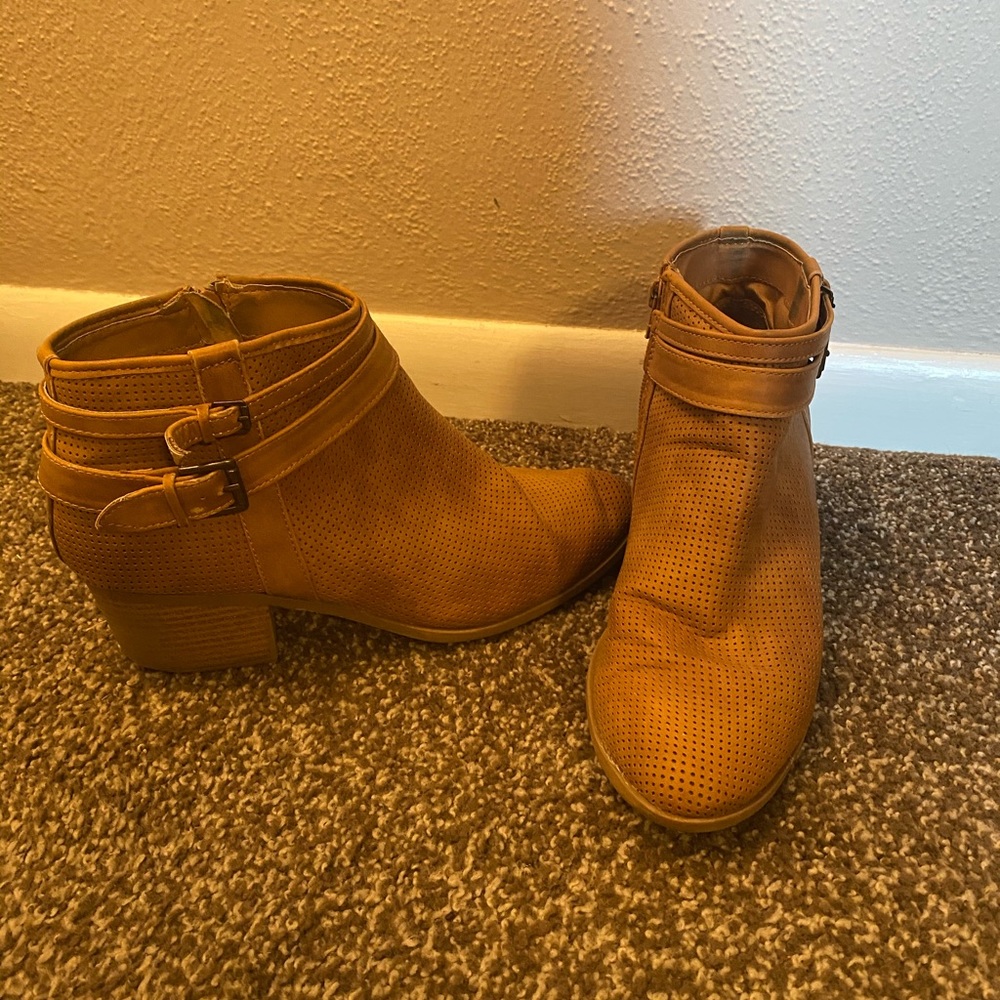 Tan Booties